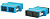 Адаптер оптический проходной SC-SC SM duplex корпус пластиковый синий черные колпачки, Hyperline FA-P11Z-DSC/DSC-N/BK-BL