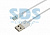 USB кабель для iPhone 5/6/7 моделей шнур 1М белый