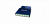 Кассета для оптических претерминированных решений 6 дуплексных портов LC/PC для многомодового кабеля синий корпус/порты цвет аква, Hyperline PPTR-CSS-1-6xDLC-MM/AQ-BL
